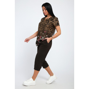 Костюм двойка женский ЕКБ-1051 кулирка (последний размер) коричневый 62 Костюм двойка женский ЕКБ-1051 кулирка (последний размер) коричневый 62