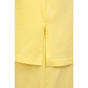 Футболка женская №50551 кулирка (последний размер) желтый 52,54