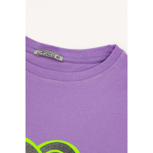 Футболка женская №50553 кулирка (последний размер) сиреневый 52,54 Футболка женская №50553 кулирка (последний размер) сиреневый 52,54