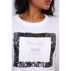 Футболка женская №55062 кулирка (последний размер) белый 48,50