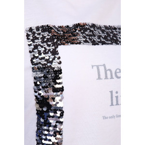 Футболка женская №55062 кулирка (последний размер) белый 48,50