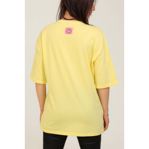 Футболка женская №50545 кулирка (последний размер) желтый 50