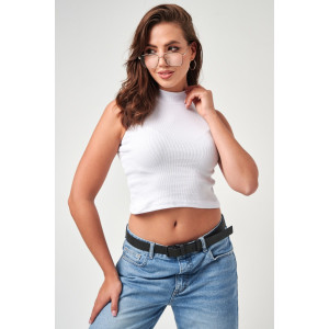 Топ женский №52714 кашкорсе (р-ры: 42-48) белый Топ женский №52714 кашкорсе (р-ры: 42-48) белый
