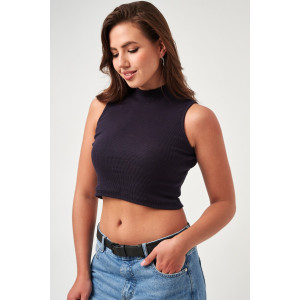 Топ женский №52714 кашкорсе (р-ры: 42-48) графит Топ женский №52714 кашкорсе (р-ры: 42-48) графит