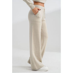 Костюм двойка женский №84504 вязаный трикотаж (последний размер) бежевый 48-52 Костюм двойка женский №84504 вязаный трикотаж (последний размер) бежевый 48-52