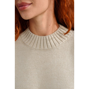 Костюм двойка женский №84504 вязаный трикотаж (последний размер) бежевый 48-52 Костюм двойка женский №84504 вязаный трикотаж (последний размер) бежевый 48-52