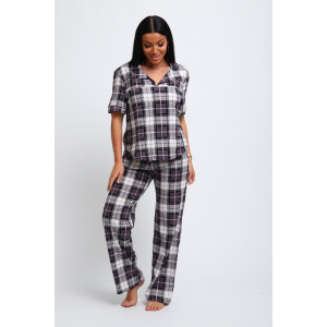 Пижама женская №306 кулирка (последний размер) серый 50,52