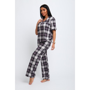 Пижама женская №306 кулирка (последний размер) серый 50,52