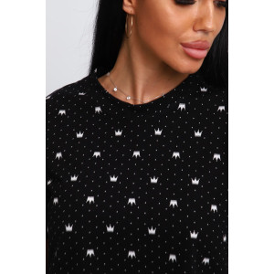 Пижама женская №308 кулирка (последний размер) черный 48,54 Пижама женская №308 кулирка (последний размер) черный 48,54