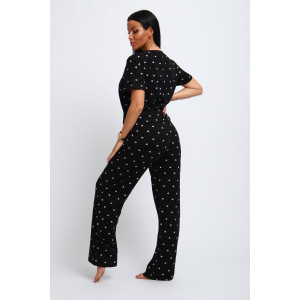 Пижама женская №308 кулирка (последний размер) черный 48,54 Пижама женская №308 кулирка (последний размер) черный 48,54