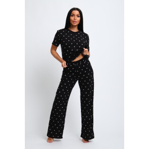 Пижама женская №308 кулирка (последний размер) черный 48,54 Пижама женская №308 кулирка (последний размер) черный 48,54