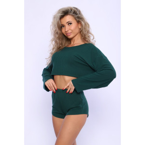 Пижама женская №20675 лапша (последний размер) изумруд 50 Пижама женская №20675 лапша (последний размер) изумруд 50