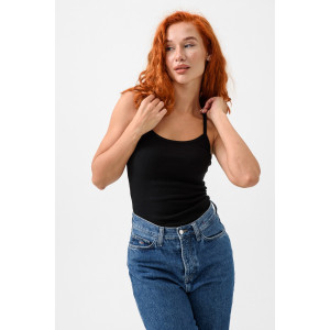 Майка женская №14437/1 кашкорсе лапша (последний размер) черный 46,56 Майка женская №14437/1 кашкорсе лапша (последний размер) черный 46,56