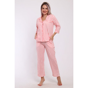 Пижама женская №211 кулирка (последний размер) розовый 46,50,54 Пижама женская №211 кулирка (последний размер) розовый 46,50,54