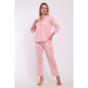 Пижама женская №211 кулирка (последний размер) розовый 46,50,54 Пижама женская №211 кулирка (последний размер) розовый 46,50,54