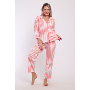 Пижама женская №211 кулирка (последний размер) розовый 46,50,54 Пижама женская №211 кулирка (последний размер) розовый 46,50,54