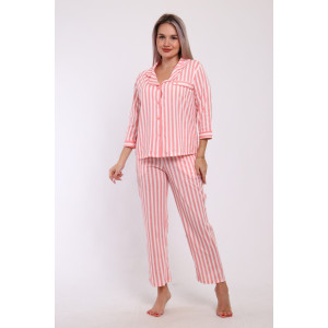 Пижама женская №211 кулирка (последний размер) розовый 46,50,54 Пижама женская №211 кулирка (последний размер) розовый 46,50,54