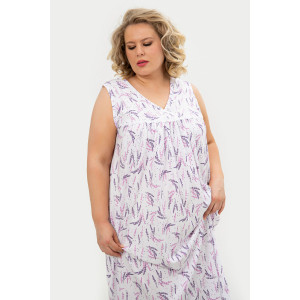 Сорочка женская С431БР "Лаванда" кулирка (последний размер) сиреневый 66