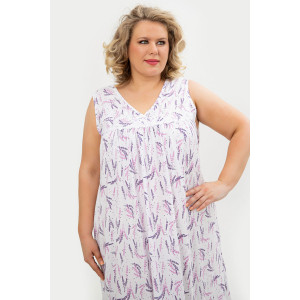 Сорочка женская С431БР "Лаванда" кулирка (последний размер) сиреневый 66