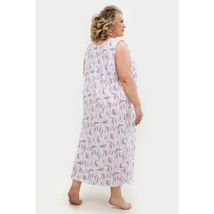 Сорочка женская С431БР "Лаванда" кулирка (последний размер) сиреневый 66