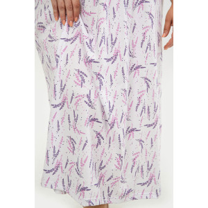 Сорочка женская С431БР "Лаванда" кулирка (последний размер) сиреневый 66