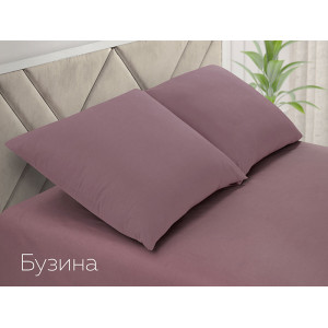 Наволочка классическая поплин однотонный бузина 2 шт. (последний размер) 50х70