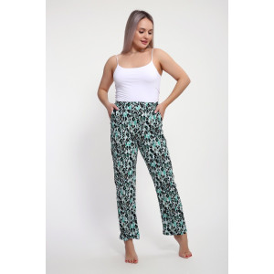 Брюки женские №068 кулирка (последний размер) зеленый 60-62