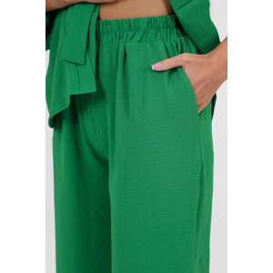 Костюм двойка женский №31826 сингапур (последний размер) зеленый 52,56,58,60