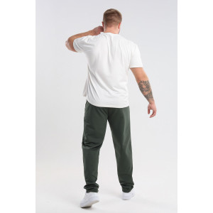 Брюки мужские №05 футер 2-х нитка (последний размер) хаки 62