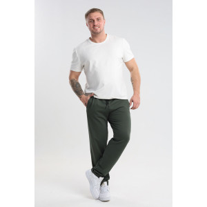 Брюки мужские №05 футер 2-х нитка (последний размер) хаки 62