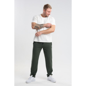 Брюки мужские №05 футер 2-х нитка (последний размер) хаки 62