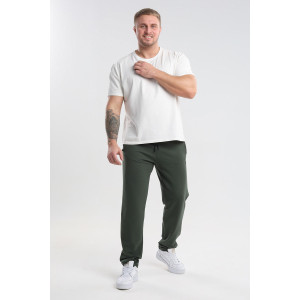 Брюки мужские №05 футер 2-х нитка (последний размер) хаки 62