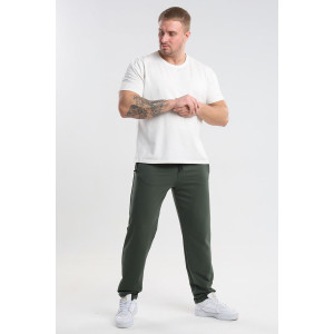 Брюки мужские №05 футер 2-х нитка (последний размер) хаки 62