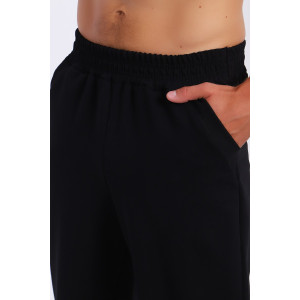 Брюки мужские №36822 футер 2-х нитка (последний размер) черный 56,62 Брюки мужские №36822 футер 2-х нитка (последний размер) черный 56,62