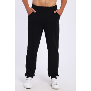 Брюки мужские №36822 футер 2-х нитка (последний размер) черный 56,62 Брюки мужские №36822 футер 2-х нитка (последний размер) черный 56,62