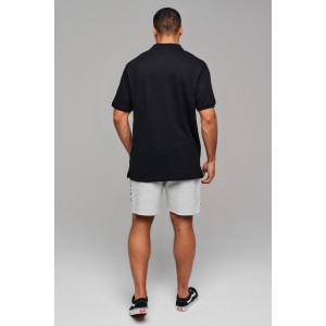 Шорты мужские №63109 футер с лайкрой 2-х нитка (последний размер) светло-серый меланж 50