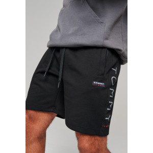 Шорты мужские №63109 футер с лайкрой 2-х нитка (последний размер) черный 50