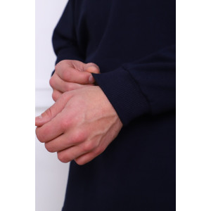 Костюм двойка мужской №1056 футер 2-х нитка с начесом (последний размер) синий 48