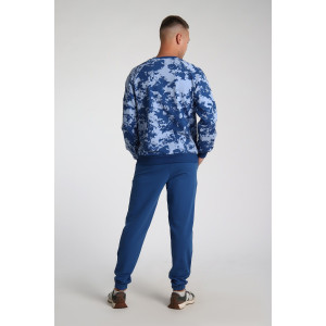 Костюм двойка мужской №14121 футер 2-х нитка (последний размер) синий 48,58 Костюм двойка мужской №14121 футер 2-х нитка (последний размер) синий 48,58