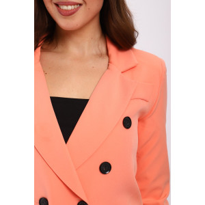 Жакет женский №31954 костюмная ткань (последний размер) персик 44 Жакет женский №31954 костюмная ткань (последний размер) персик 44