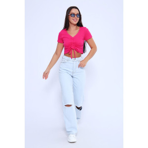 Топ женский №71129 кашкорсе (последний размер) фуксия 42 Топ женский №71129 кашкорсе (последний размер) фуксия 42