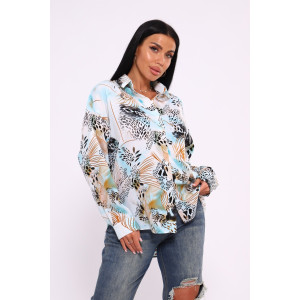 Рубашка женская №31877 суперсофт (последний размер) синий 48 Рубашка женская №31877 суперсофт (последний размер) синий 48