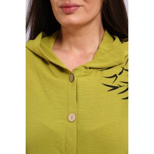 Рубашка женская №31965 сингапур (последний размер) зеленый 50 Рубашка женская №31965 сингапур (последний размер) зеленый 50