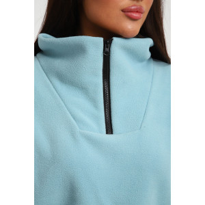 Костюм двойка женский №24297 флис (последний размер) голубой 46,48 Костюм двойка женский №24297 флис (последний размер) голубой 46,48