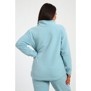 Костюм двойка женский №24297 флис (последний размер) голубой 46,48 Костюм двойка женский №24297 флис (последний размер) голубой 46,48