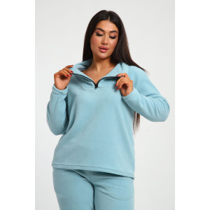 Костюм двойка женский №24297 флис (последний размер) голубой 46,48 Костюм двойка женский №24297 флис (последний размер) голубой 46,48