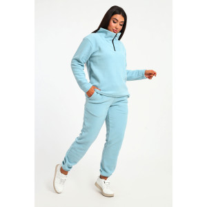 Костюм двойка женский №24297 флис (последний размер) голубой 46,48 Костюм двойка женский №24297 флис (последний размер) голубой 46,48