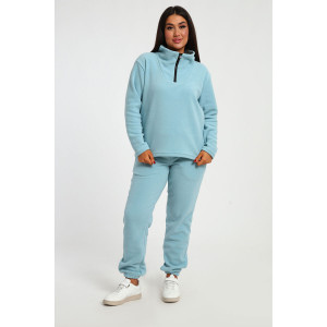 Костюм двойка женский №24297 флис (последний размер) голубой 46,48 Костюм двойка женский №24297 флис (последний размер) голубой 46,48