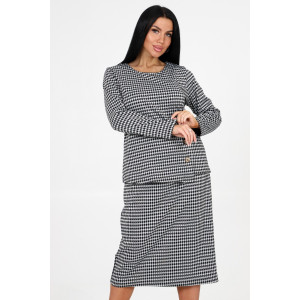 Костюм двойка женский №31788 академик (последний размер) белый 48,50,54,56 Костюм двойка женский №31788 академик (последний размер) белый 48,50,54,56