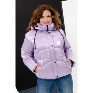 Куртка женская №28035 нейлон (последний размер) лавандовый 44